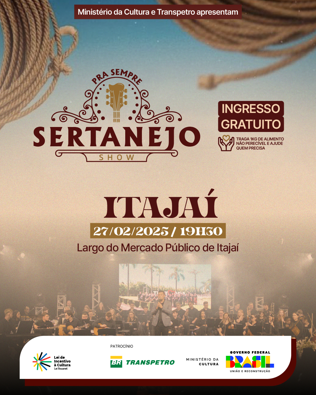 Orquestra Henrique Uebel apresenta turnê “Pra Sempre Sertanejo” em Itajaí