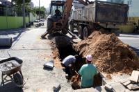 Rua Demétrio Izidoro Cardoso, na Praia Brava, ganha drenagem e pavimentação