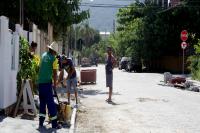 Rua Demétrio Izidoro Cardoso, na Praia Brava, ganha drenagem e pavimentação